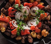 Мясное ассорти на мангале
