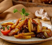Картофель жареный