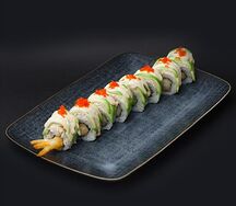 Хрустящая креветка с крабом