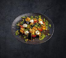 Салат хрустящие баклажаны