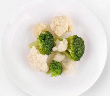 Брокколи с цветной капустой