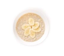 Овсяная каша с бананом