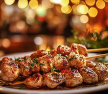 Вкусный шашлычок индюшки