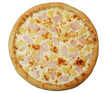 Пицца с курицей и ананасом