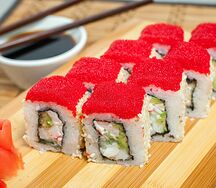Роллы Калифорния с креветками