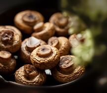 Запеченные шампиньоны