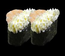 Суши сливочная креветка х2