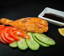 Стейк из лосося