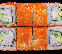 Ролл Калифорния с крабом