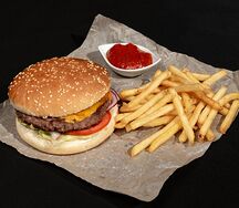 Бургер с говядиной