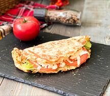 Картофельный драник с цыпленком 