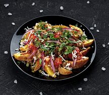 Картофель фри с беконом