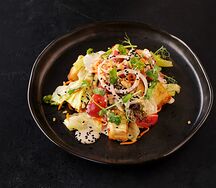 Лаззат с ореховым соусом