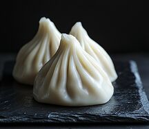 Хинкали с говядиной и свининой