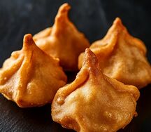 Хинкали с бараниной жареные