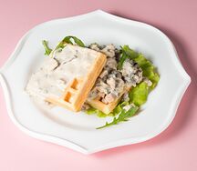 Курочка с грибами в сливочном соусе
