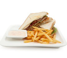 Сэндвич с лососем