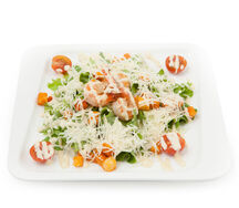 Салат Цезарь с креветкой