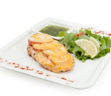 Лосось под сырной шапкой