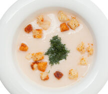 Крем-суп с лососем
