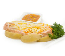 Лосось на пару