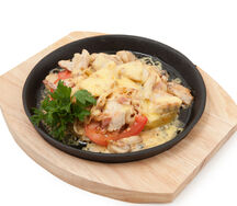 Курица с картофелем на скороводе