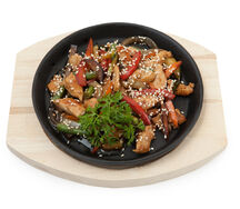 Свинина Терияки с овощами