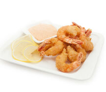 Креветки в сухарях