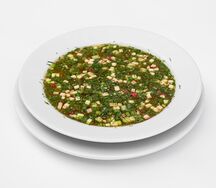 Окрошка с курицей
