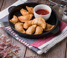 Ушки с ветчиной и сыром