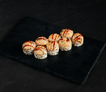 Запеченный острый с лососем терияки