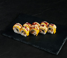 Запеченный с лососем терияки