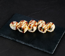 Темпура гауда и лосось