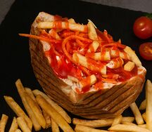 Шаверма Вегетарианская с картофелем фри