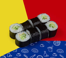 Классический ролл с огурцом