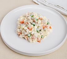 Оливье с ветчиной