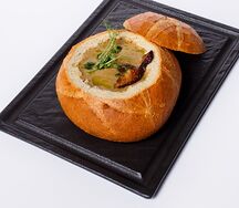 Крем-суп из белых грибов
