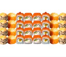 Сет роллов Много лосося 