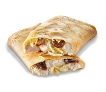 Блин c курицей, грибами и сыром