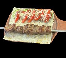 Шашлык в лаваше из говядины