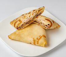 Блинчики с ветчиной и сыром