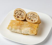 Блинчики с куриным бедром