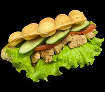 Вафля с курицей