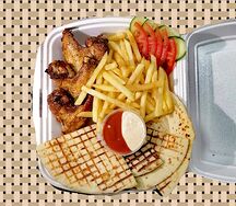 Гиро Порция с крылышками