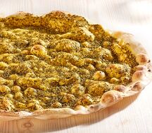 Фокаччино песто э альо