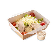 Салат Цезарь с курицей