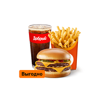 Двойной Чизбургер Большой Комбо