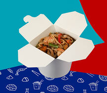 Вок с морепродуктами