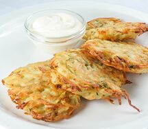 Драники с мясом курицы