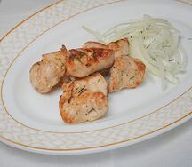 Шашлык из куриной грудки